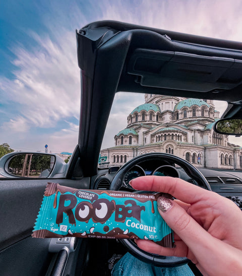 Organic Chocolate Coated Coconut Bar, Roo'bar