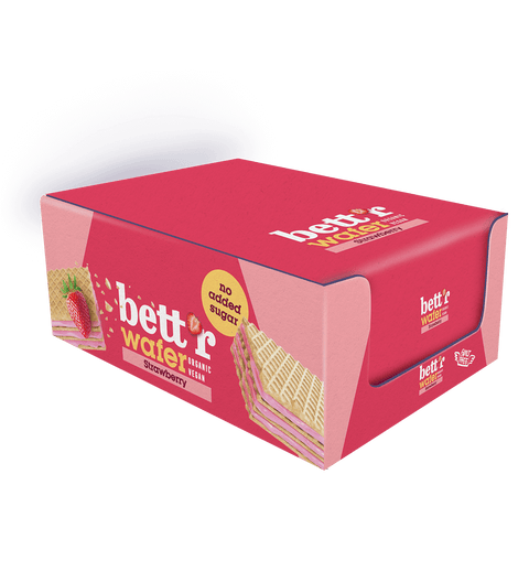 БИО вафла с крем от кашу и ягоди, без добавена захар