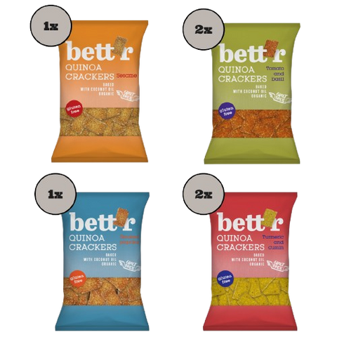 Смесена кутия за бисквити с био киноа, без глутен