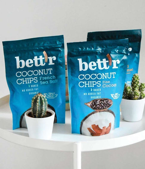 Био кокосов чипс френска морска сол