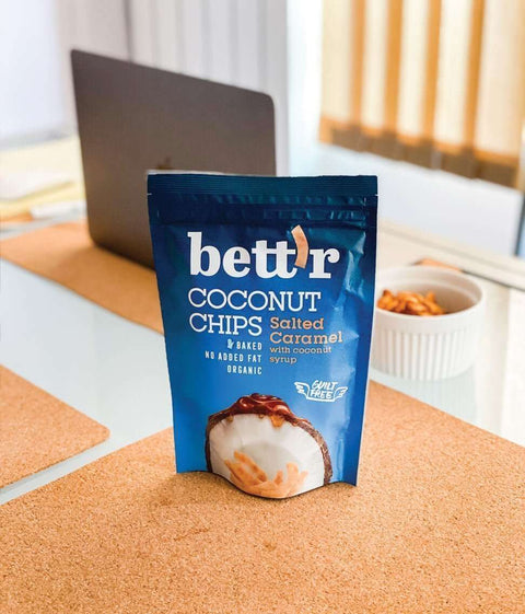 БИО кокосов чипс солен карамел