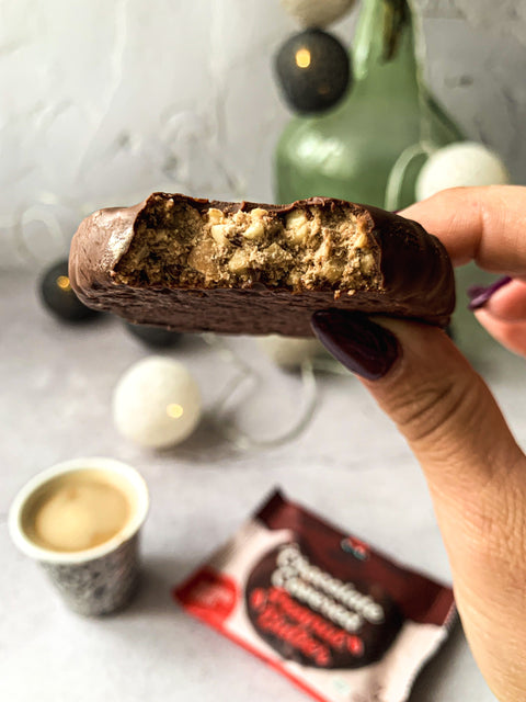 БИО Шоколадова бисквитка с фъстъчено масло, без добавена захар