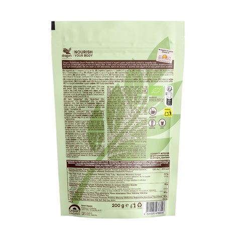 Organic Green Power Mix, 200g, Dragon Superfoods