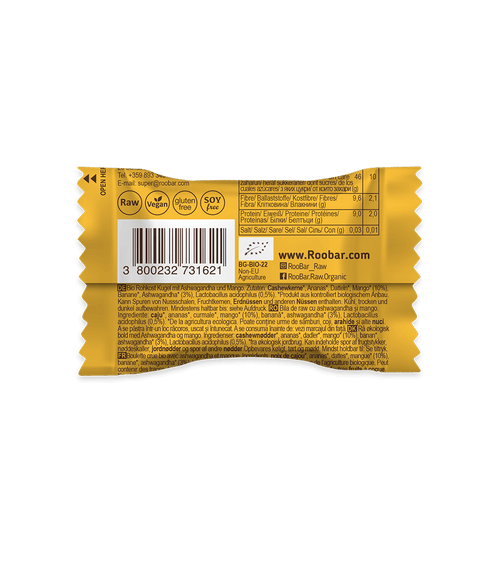 Bio Ashwagandha & Mango Ball с живи култури