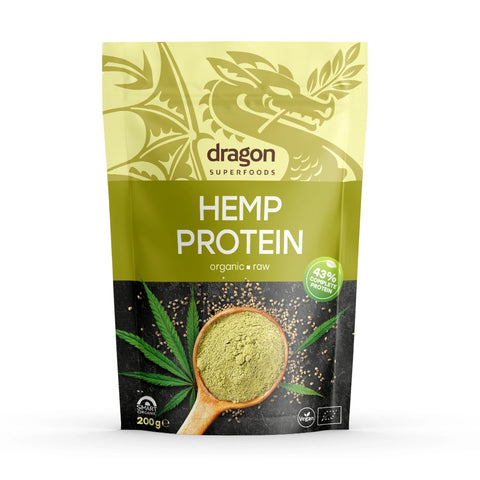 Organic Hemp Seed Protein, 200 g, Dragon Superfoods
