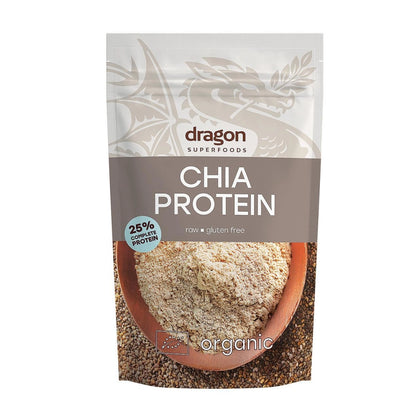 BIO Chia Protein Powder, 25% complete protein, 200g, Dragon Superfoods