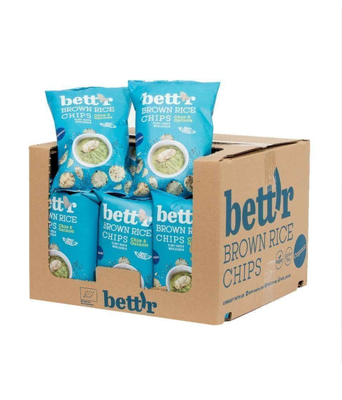 Био кафяв оризов чипс с чиа и киноа