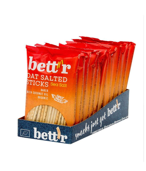 БИО овесени солени пръчици морска сол