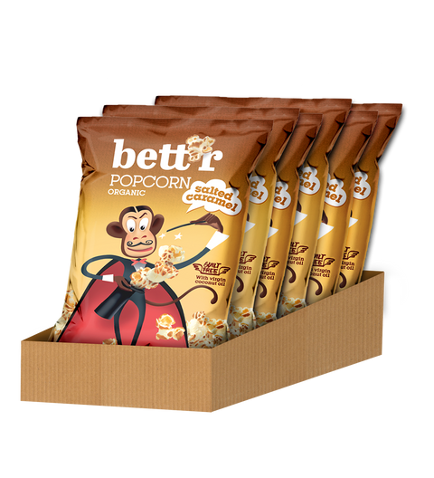 Био пуканки солен карамел