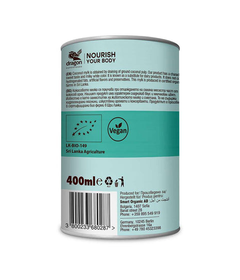 Био кокосово мляко, 6% мазнини