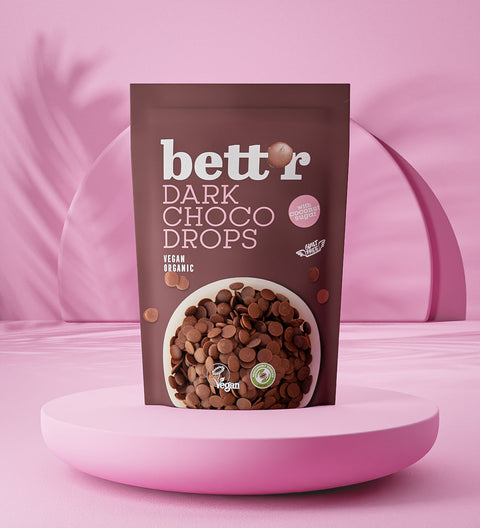 BIO CHOCO DROPS Dark, 66% перуанско какао