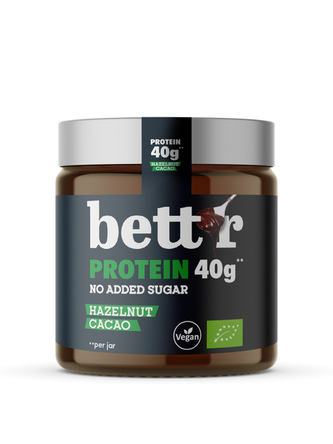 БИО Протеинов крем за мазане Лешник и Какао, без добавена захар