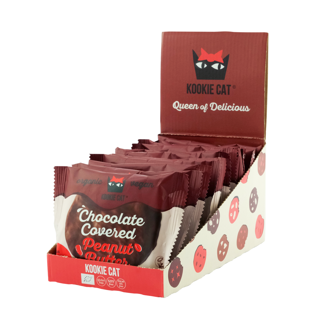Organic Chocolate and Peanut Butter Cookie, 50 g | Kookie Cat – Bettr ...