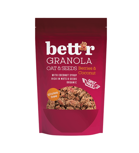 БИО Гранола с горски плодове и кокос